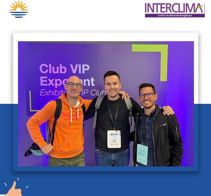 🌍 Une équipe SMEF AZUR en exploration au Salon Interclima 2024❄️
