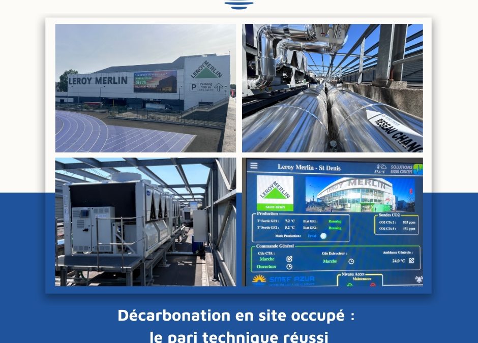 🏗️ Décarbonation en site occupé : le chantier CVC du Leroy Merlin Saint-Denis, à deux pas du Stade de France